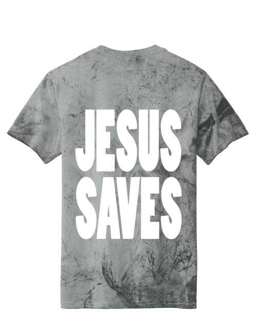 Adult Jesus Saves Short Sleeve Shirt